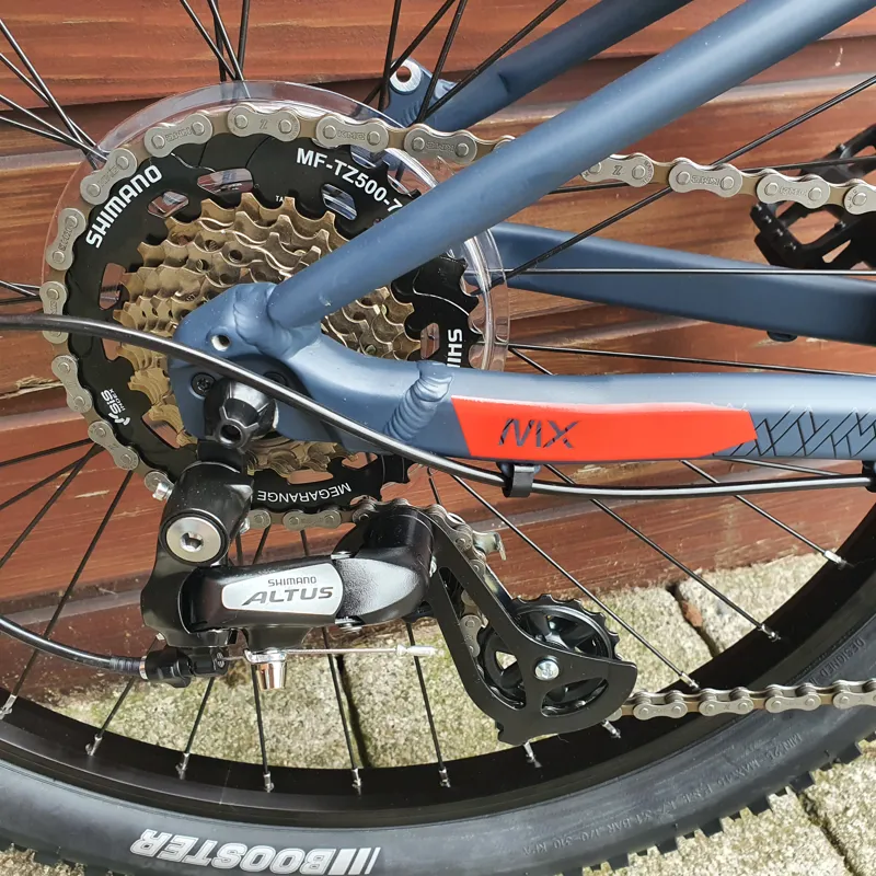 2021 Orbea MX 24 Dirt Childrens Mountain Bike in Blue Red-5